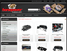 Tablet Screenshot of horsepowerinabox.com